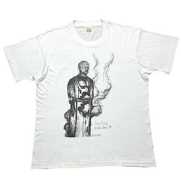 Vintage 1991 Hellraiser Clive Barker Cenobite T-Shirt Screen Stars Xl White